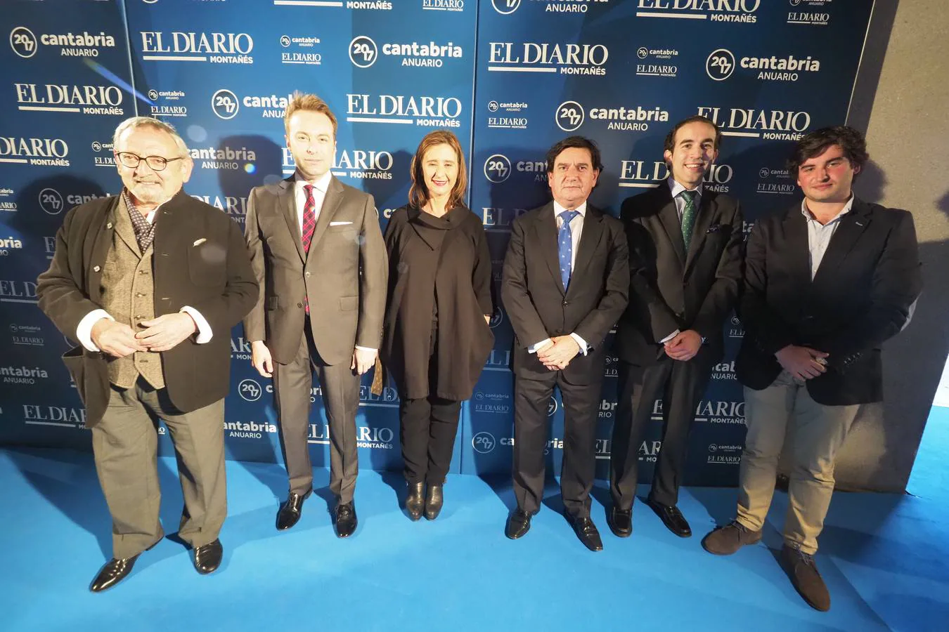 José Espurz, Jesús Mazón, Eva Fernández, Julio Cabrero, Fernando Garzo y Guillermo Cabrero.