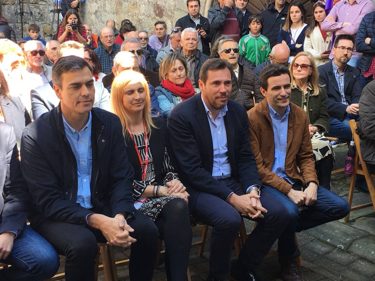 El secretario general del PSOE ha presidido este sábado la clausura de unas jornadas sobre municipalismo organizadas por los socialistas cántabros en Cartes