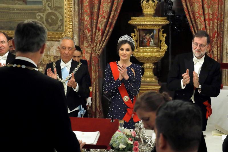 Gala celebrada en el Palacio Real con motivo de la visita de Estado del presidente portugués, Marcelo Rebelo de Sousa