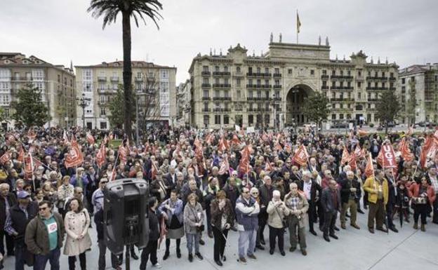 Cantabria vivirá el lunes diez protestas simultáneas para defender unas pensiones «públicas y dignas»