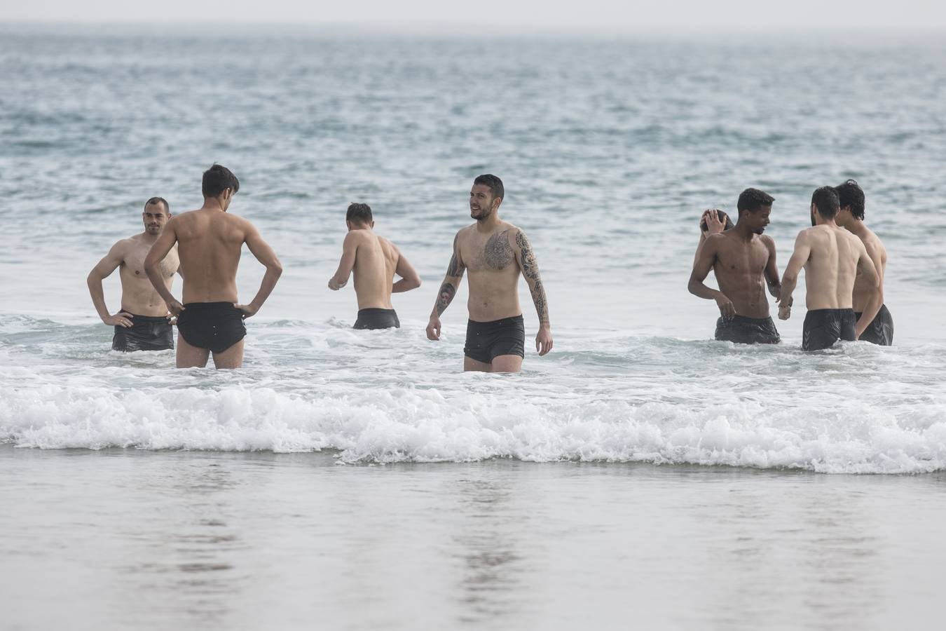 Fotos: El Racing se entrena en El Sardinero