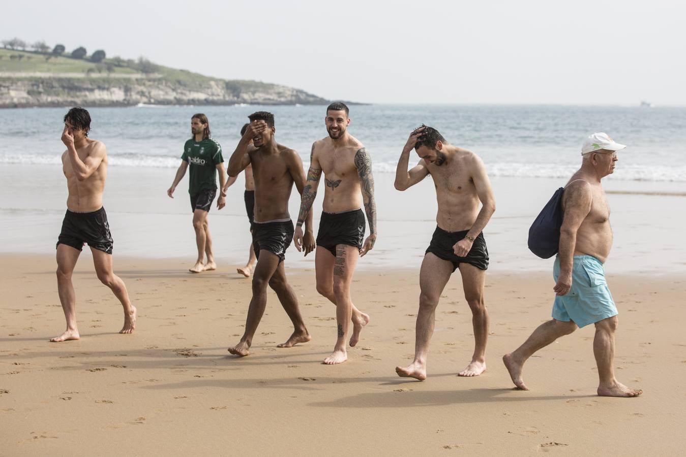 Fotos: El Racing se entrena en El Sardinero