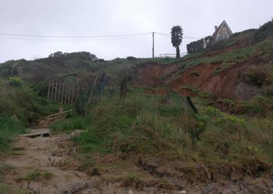Imagen secundaria 1 - Alarma por los argayos en Merón