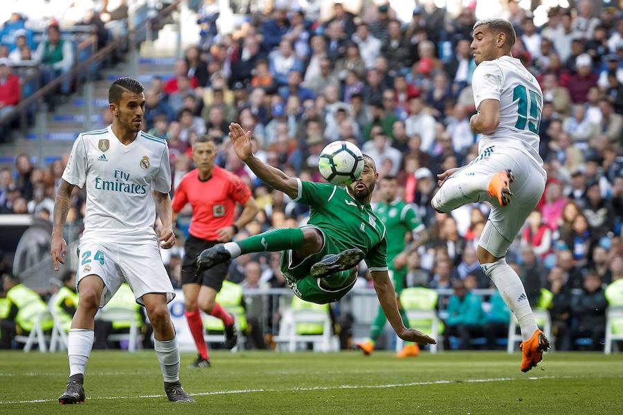 El conjunto blanco, con un once plagado de suplentes y poco habituales, quiere ganar al Leganés para acercarse a la segunda plaza que ocupa el Atlético de Madrid.