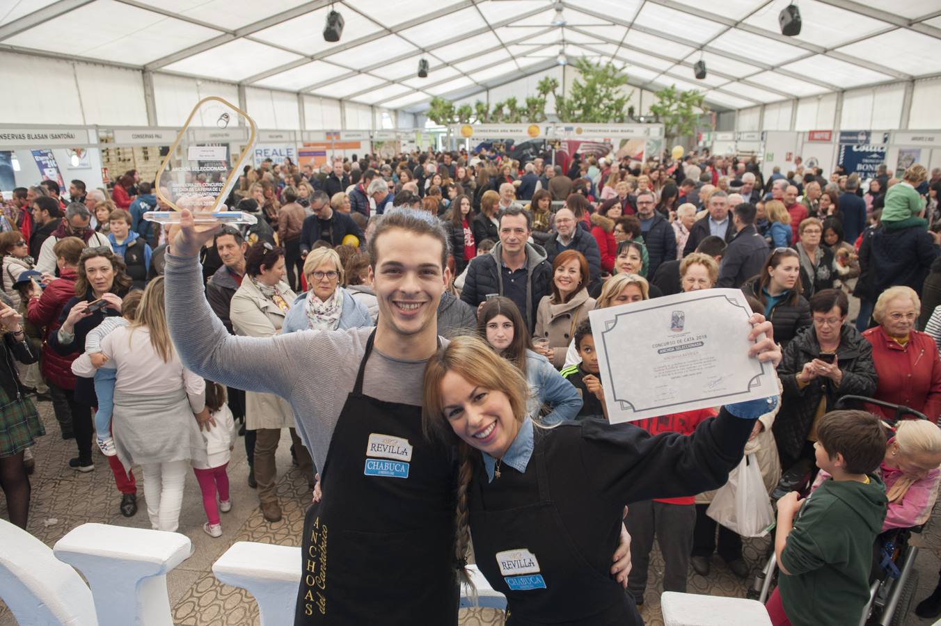 La Feria de la Anchoa y la Conserva de Cantabria cierra sus puertas después de cinco intensos días