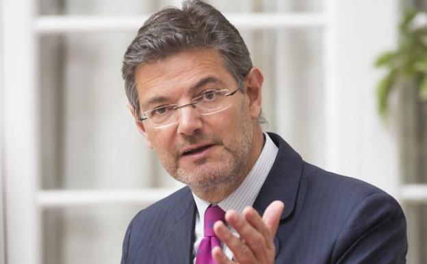 El ministro de Justicia, Rafael Catalá.