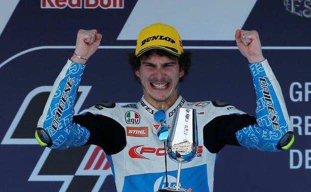 Lorenzo Baldassarri logró el triunfo en el GP de España. 