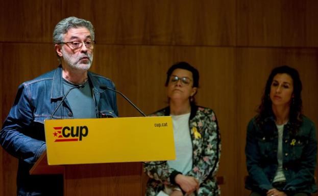 Carles Riera, portavoz y líder de la CUP.