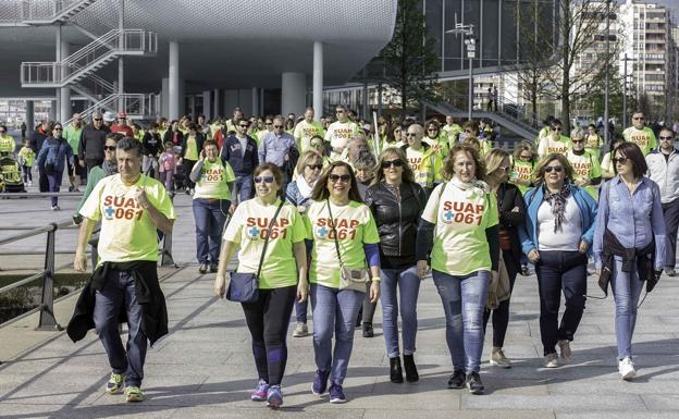 Se suspende la huelga del SUAP y 061 del domingo tras acercar posturas con el Servicio Cántabro de Salud