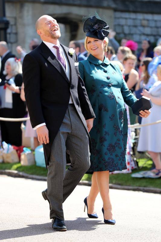 MIke Tindall y Zara Tindall, la nieta mayor de Isabel II de Inglaterra.