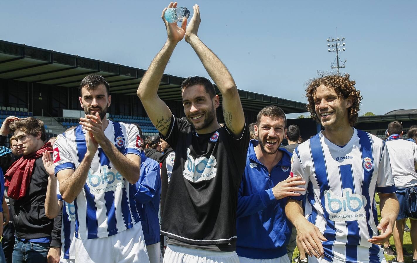 El equipo torrelaveguense jugará la vuelta en Mallorca con tres goles de ventaja | Juanma Barbero, Nacho Rodríguez, en dos ocasiones, y Lucho han sido los goleadores gimnásticos