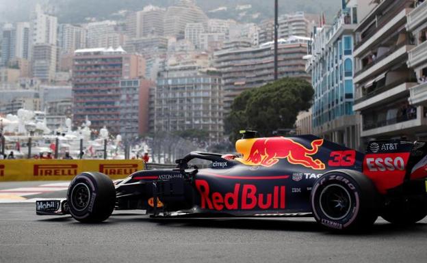 Max Verstappen, en el circuito de Montecarlo. 