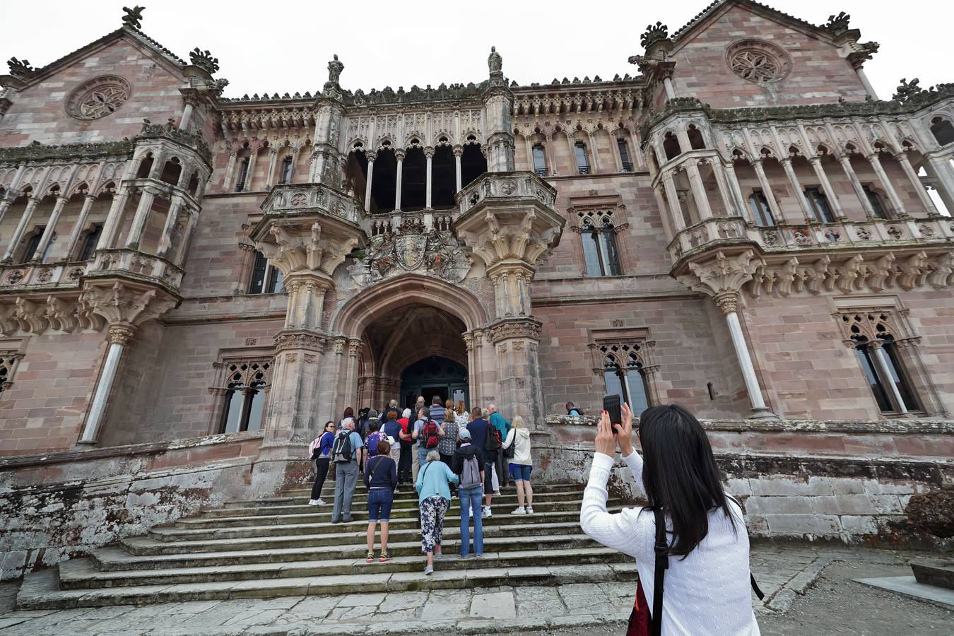 Fotos: Los cruceristas del &#039;Britannia&#039;, en Comillas