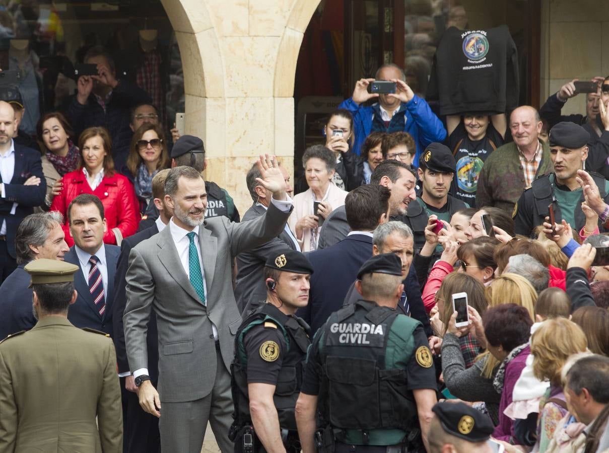 Fotos: Visita del Rey Felipe VI a Reinosa