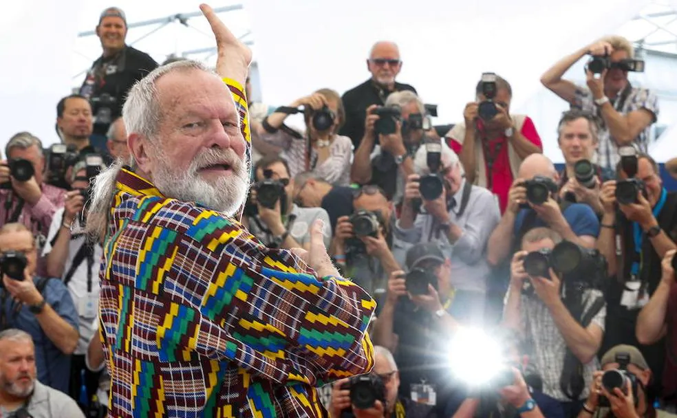 El director Terry Gillliam durante la presentación de su película, El hombre que mató a Don Quijote' (2018) en el pasado Festival de Cannes.