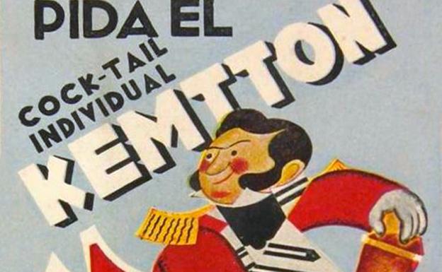 Postal publicitaria de Kemtton, años 30.