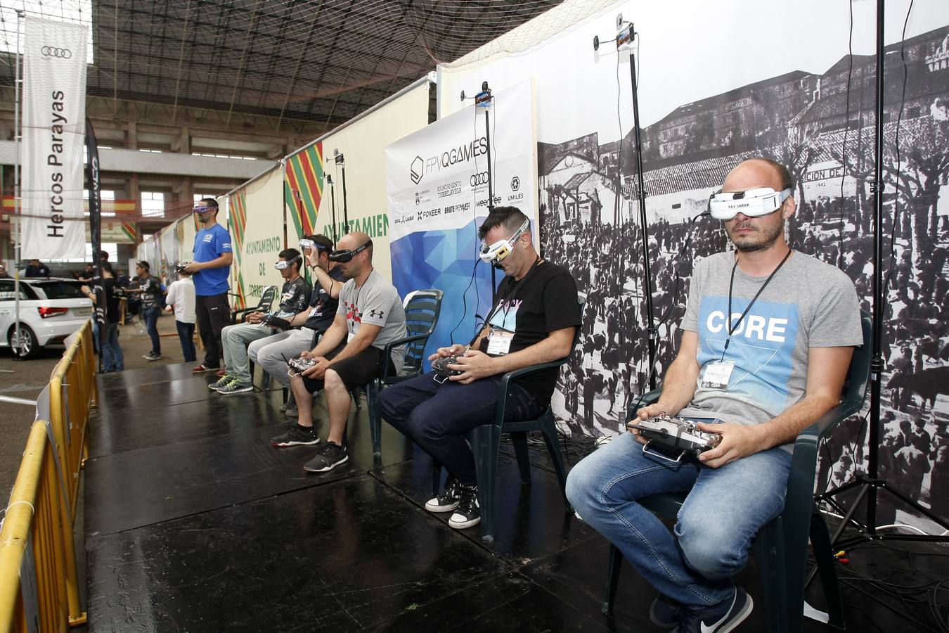 Fotos: Carrera de drones en Torrelavega