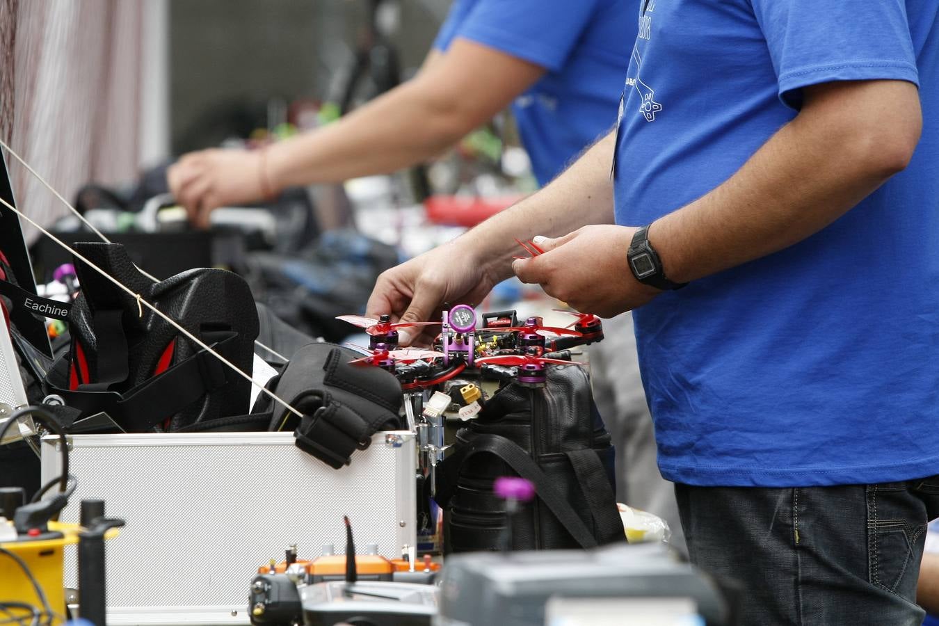 Fotos: Carrera de drones en Torrelavega