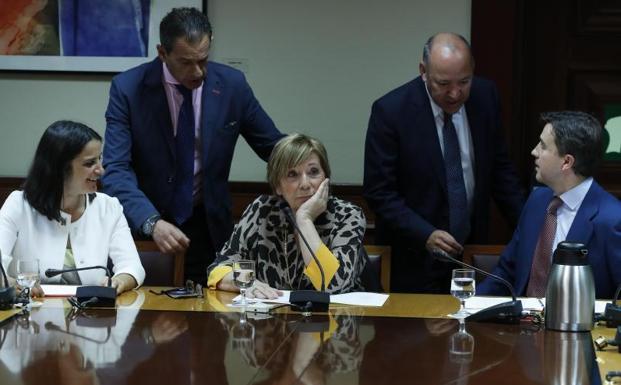 La presidenta de la Comisión de Seguimiento y Evaluación de los Acuerdos Pacto de Toled, Celia Villalobos.