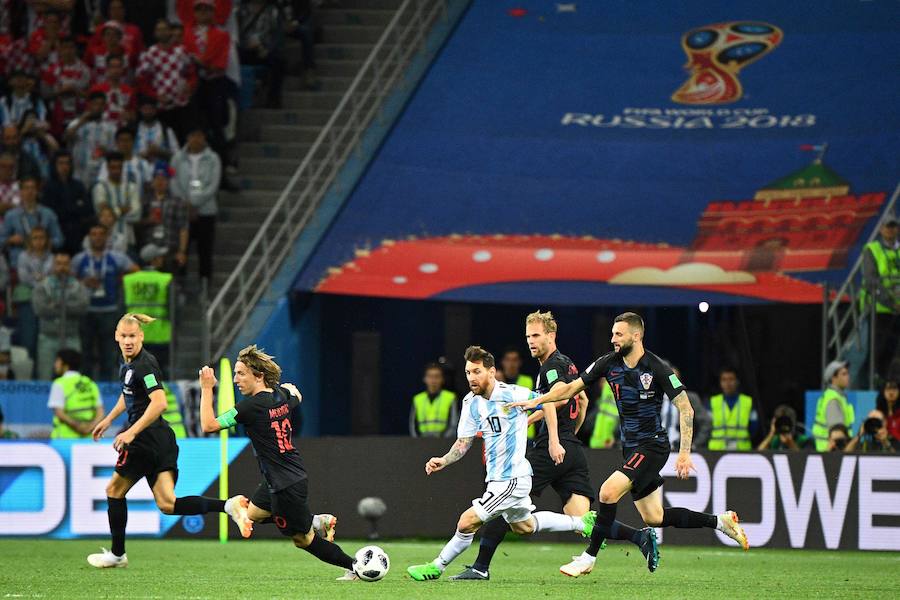 Fotos: Argentina-Croacia, en imágenes