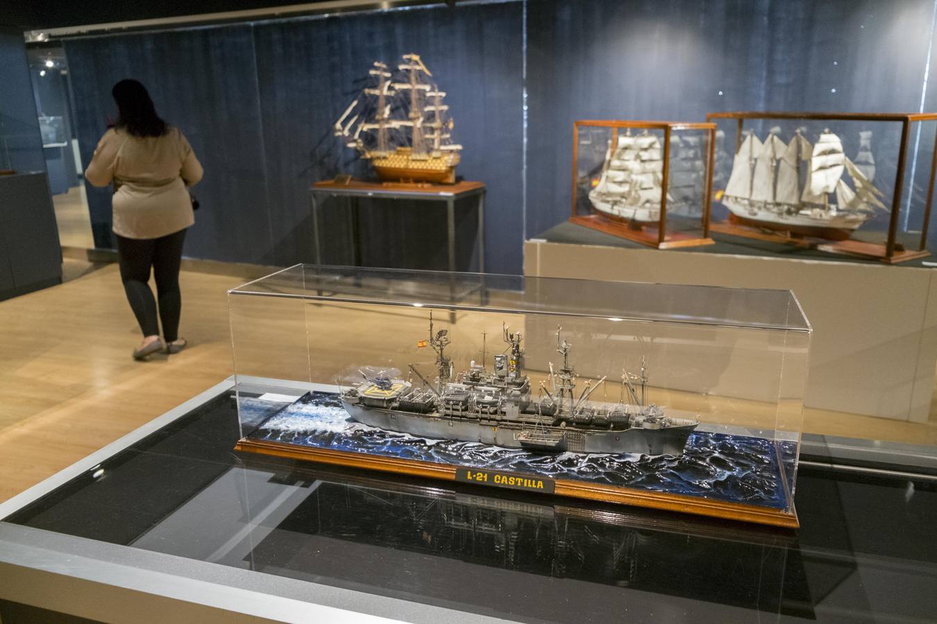 Fotos: El Museo Marítimo inaugura una exposición de modelismo naval