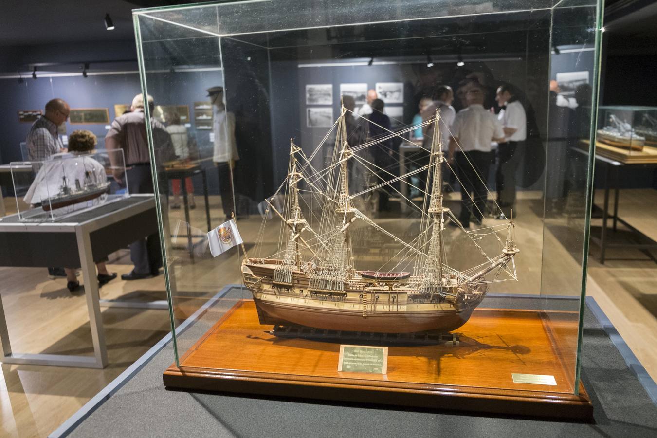 Fotos: El Museo Marítimo inaugura una exposición de modelismo naval