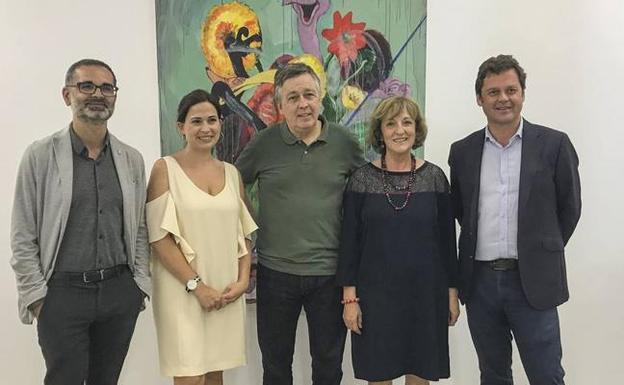 Eduardo Vázquez, Miriam Díaz, Juan Riancho, Eva Ranea y Juan Silió. 