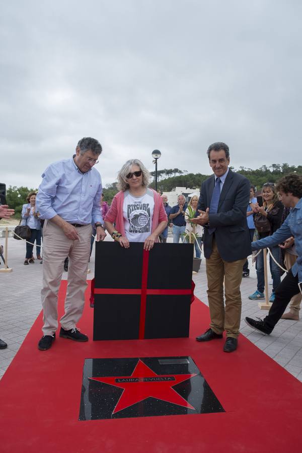 Fotos: Laura Revuelta y los pioneros del surf en Cantabria ya tienen sus estrellas en Somo