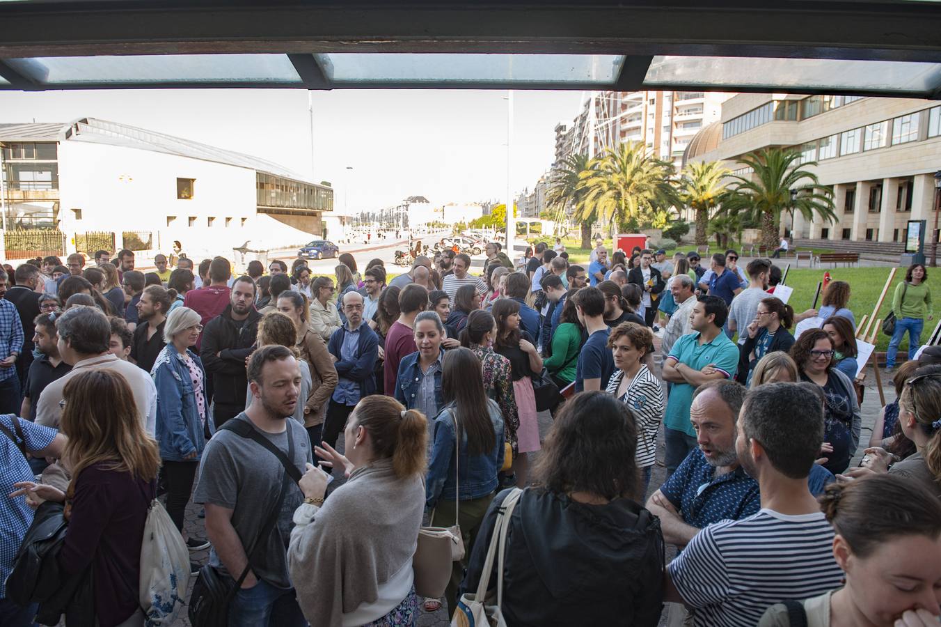 Fotos: Opositores de Geografía e Historia, en el Palacio de Festivales