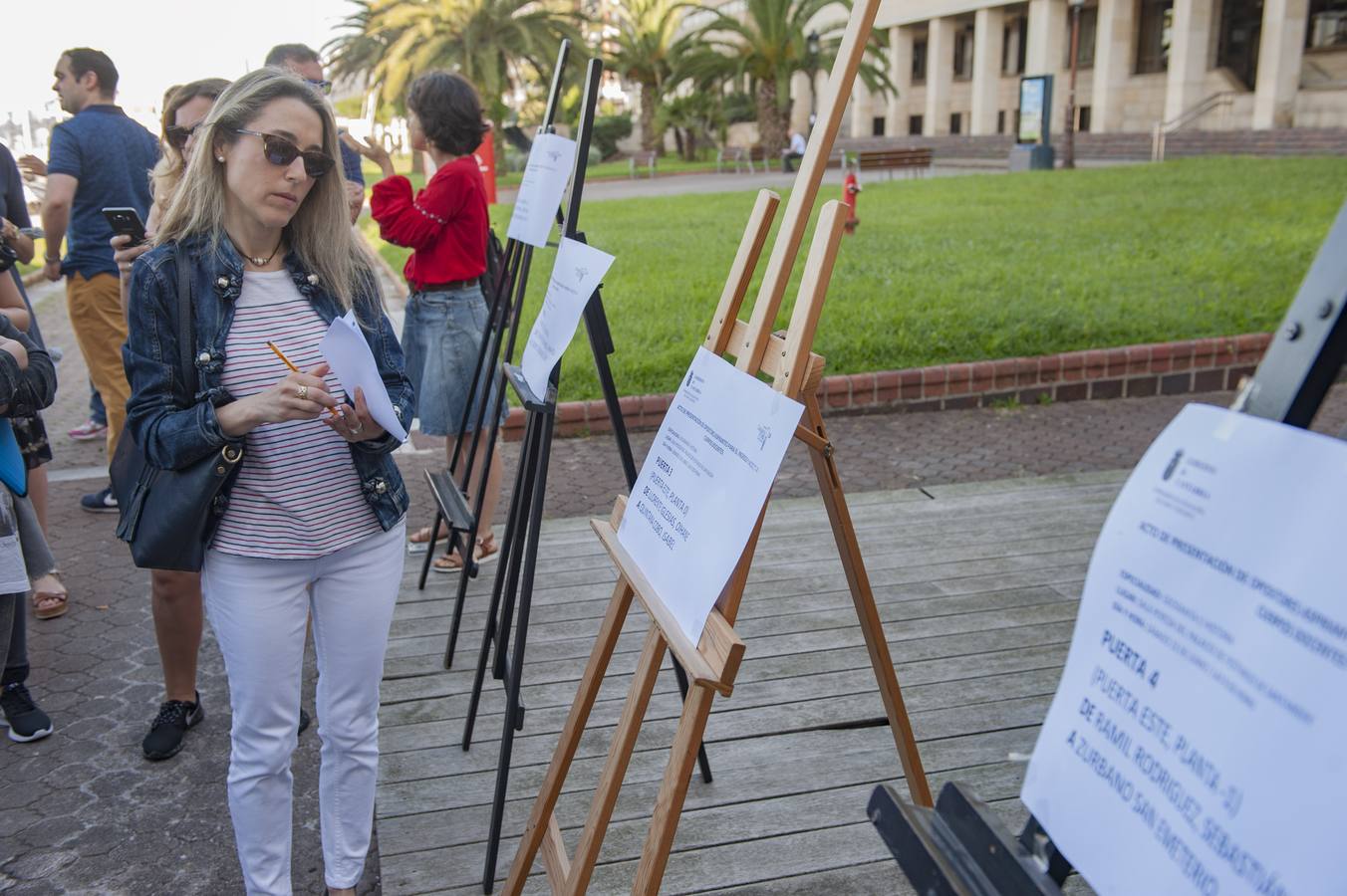 Fotos: Opositores de Geografía e Historia, en el Palacio de Festivales