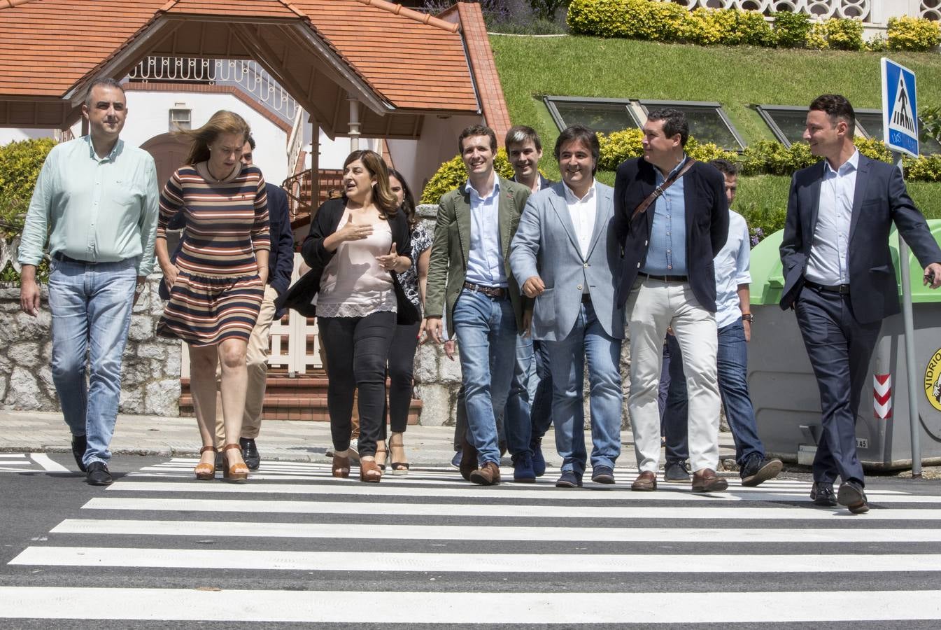 Fotos: Pablo Casado, en un acto con afiliados del PP en Santander