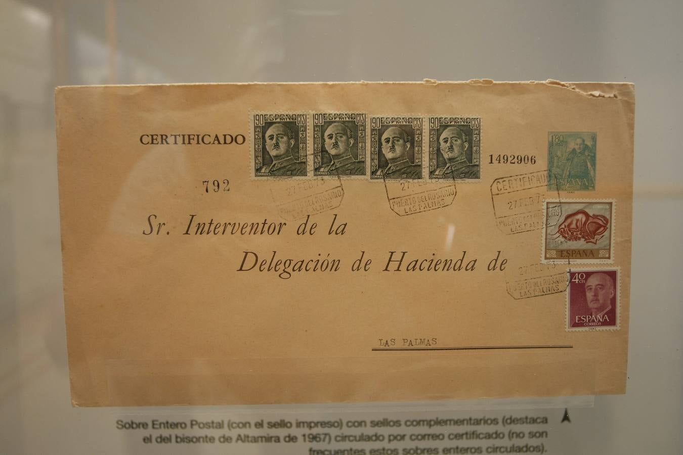 Altamira muestra su patrimonio arqueológico a través de sellos y documentos postales 