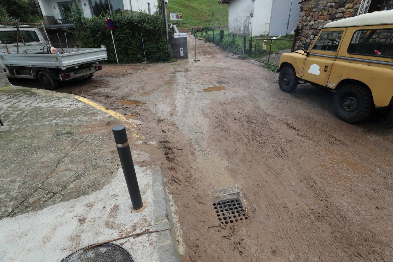 Fotos: Tromba de agua en Cabezón de la Sal