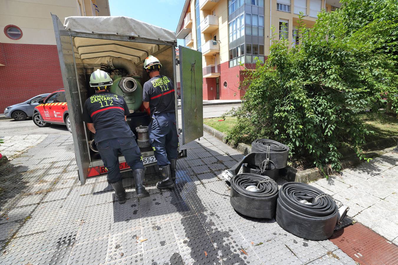 Fotos: La tromba de agua dejó importantes inundaciones en San Vicente