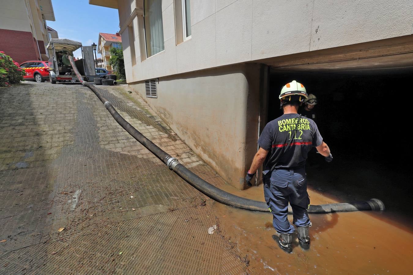 Fotos: La tromba de agua dejó importantes inundaciones en San Vicente