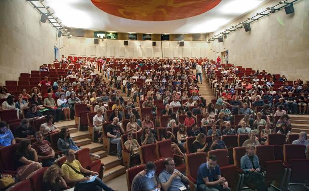 Acto de presentación de opositores del ultimo examen en Cantabria 