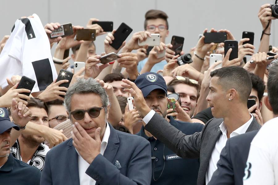 El luso desata la locura entre la afición de la Juventus, que le pide la conquista de la Champions.