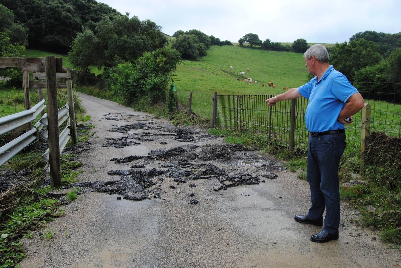 Fotos: Tromba de agua en la zona oriental de Cantabria