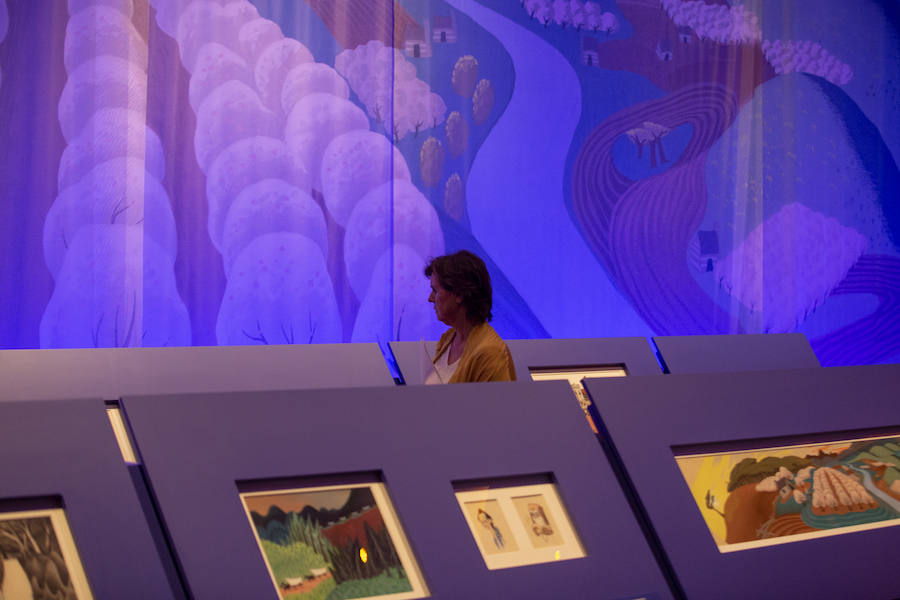 Una exposición reúne los dibujos de cientos de creadores, como Mary Blair, la primera dibujante de la factoría en los años 40.Todas las obras de © Disney Enterprises Inc.