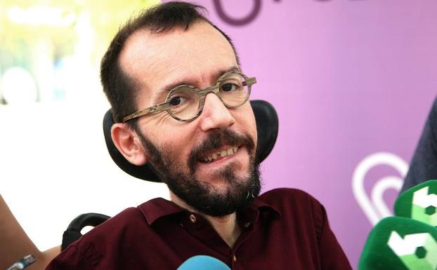 El secretario de Organización y Programa de Podemos, Pablo Echenique. 