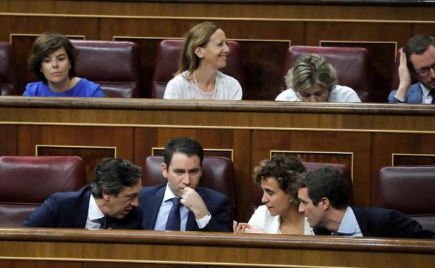 El Grupo Popular en el Congreso.