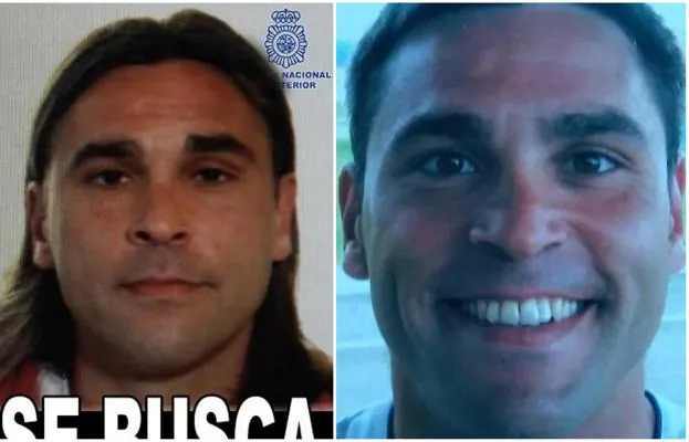 La primera imagen del preso, difundida por la Policía Nacional (izquierda), y la segunda, más reciente, por la Guardia Civil.
