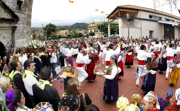 Festival folklórico en Tanos, Torrelavega.