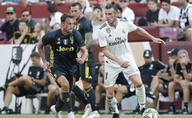 Gareth Bale, durante el partido contra la Juventus.
