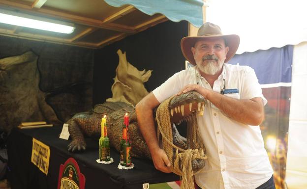 Puesto de Sudáfrica en el Festival de las Naciones.