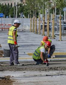 Imagen secundaria 2 - El nuevo paseo frente a la Estación Marítima se abrirá en septiembre