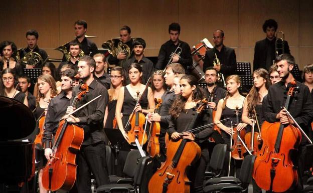 Joven orquesta sinfónica de Cantabria.