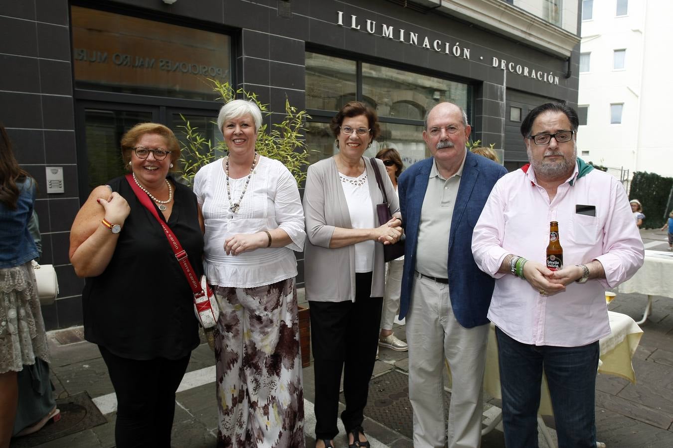 Nieves Bolado, Blanca Rosa Gómez Morante, María Eugenia Bouzas, Arturo Roiz y Miguel Rincón.