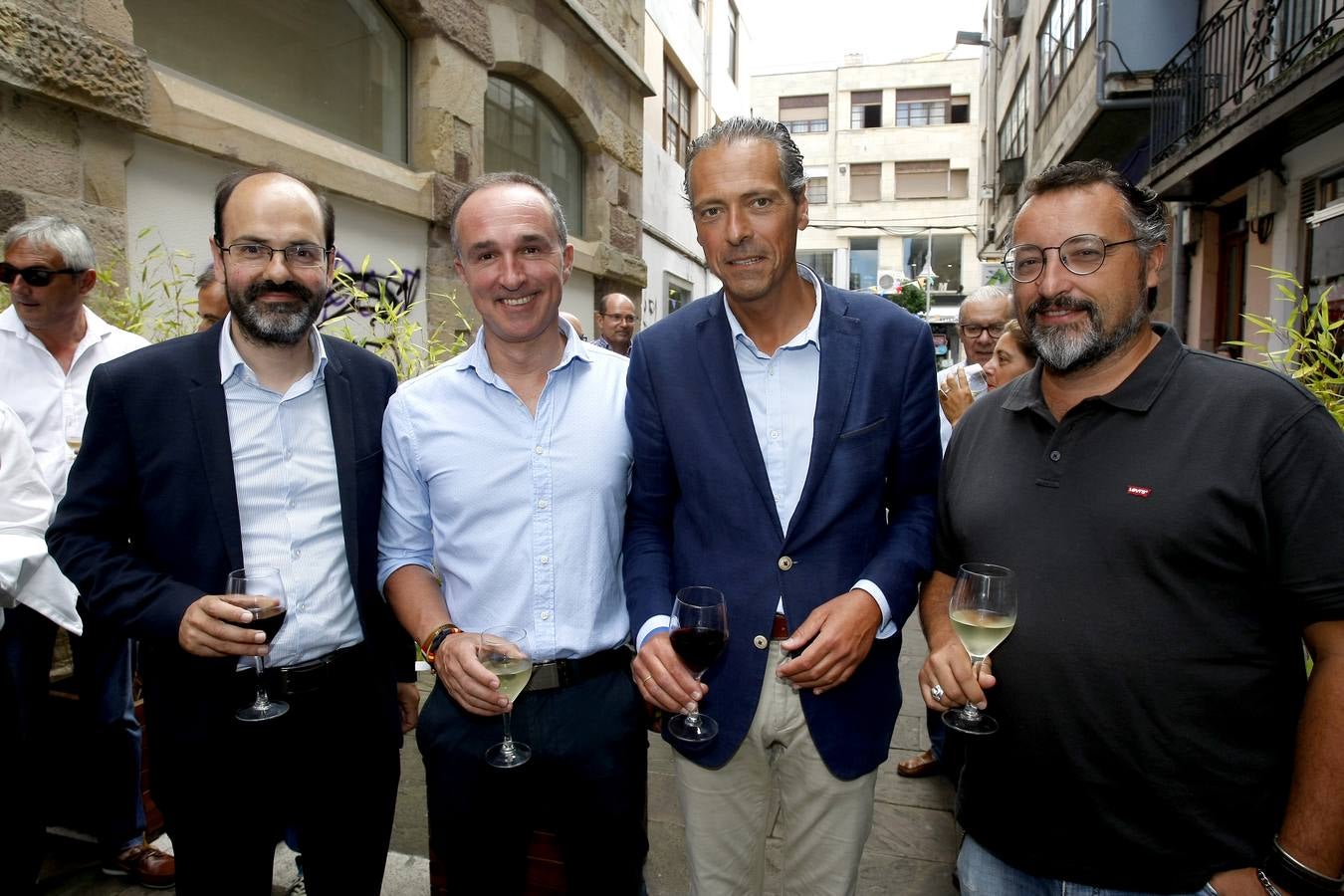 José Luis Urraca, Enrique Gómez Zamanillo, Miguel Remón y Manuel Quintana.