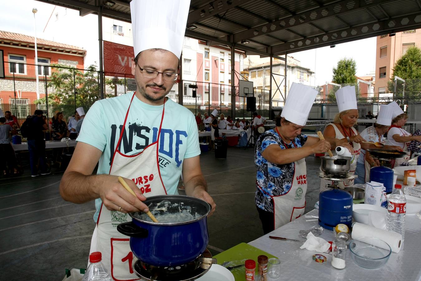 Fotos: Concurso de arroz en la Plaza de La Llama